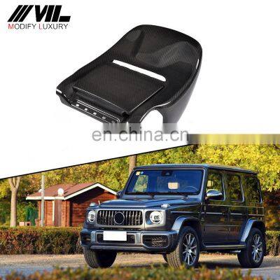 W464 Dry Carbon Fiber Seat Back Cover for Mercedes Benz G class G63 G500 2019