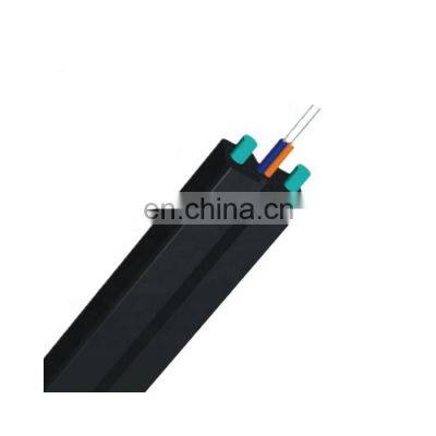 OEM/ODM 4 core fiber optic cable G.657A single mode Steel FRP Indoor Cable FTTH drop cable