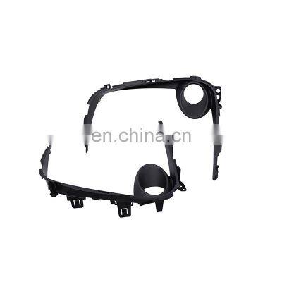 Black Front Foglight Covers Fog Lamp Cover Bezels Fit for Toyota Corolla 2019 EU photo-4