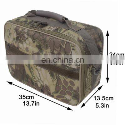Large Capacity Adjustable 6 Compartments Shoulder Multi-pocket Fishing Reel Fishing Line Box Fly Fishing Bag photo-4