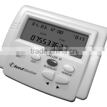 telecommunications items caller id box with rj11 plug