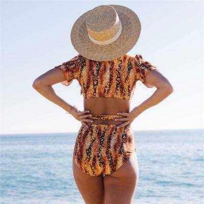 Sexy Split Bikini on the Beach photo-4