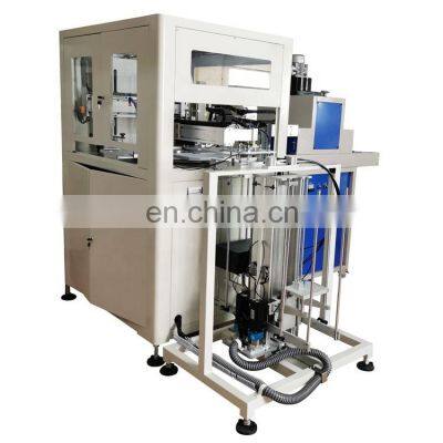 Full auto 1 single color flat pvc film panel plate machinery silk screen printing machine