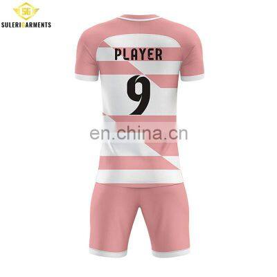Breathable Sublimation Soccer Uniform Set Custom Wholesale Price Soccer Uniform Set photo-2