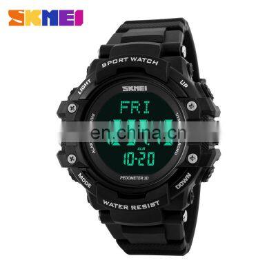 SKMEI Multifunction Men Chronograph Pedometer Pulse Wrist Watch 1180