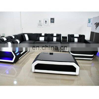 2021 Best selling living room furniture set Leather Living Room Sofas and Couches