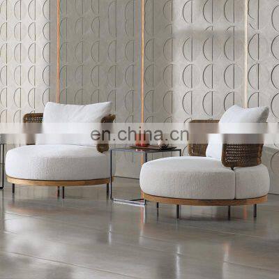 European Style Outdoor Furniture Terrace Garden Outdoor Recliner Sofa Set