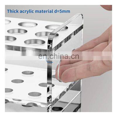 12 Holes Clear Acrylic Test Tube Holder photo-4