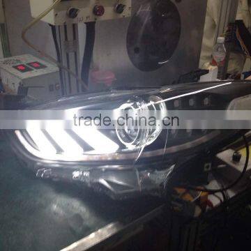 AKD Car Styling LED Headlight Projector for 2014 MAZDA 3 Headlights MAZDA3 LED Head Lamp Projector Bi Xenon Hid H7