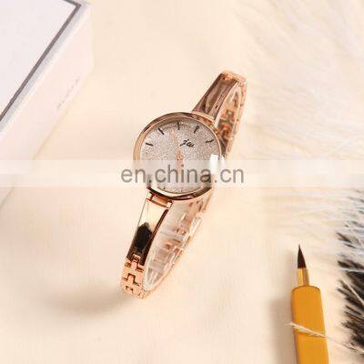 JW 6320 Chinese Lady Hand Watch Stainless Steel Slim Strap Analog Quartz Cheap Charm Women Rose Gold Watches photo-4