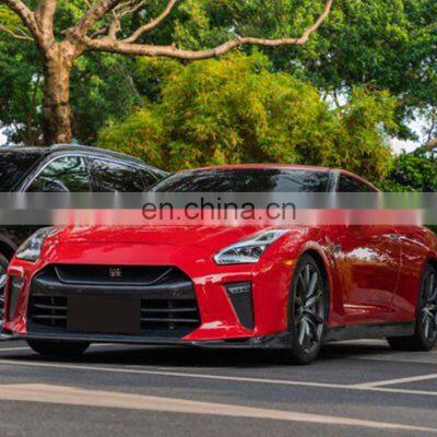 Runde Resin Half or Full Carbon Fiber For 2009-2021 Nissan GTR R35 Top Secret Style Body Kit Front Rear Bumper Lip Fender Hood