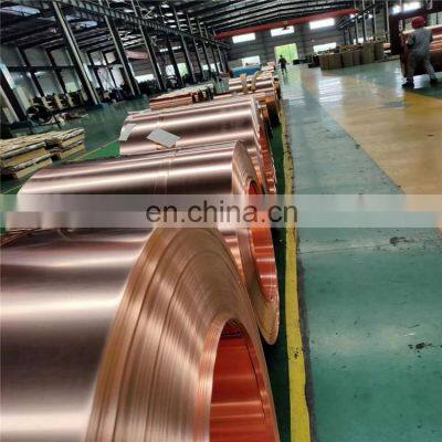 ASTM C11000 C22000 Red Copper Coil Price Per Ton