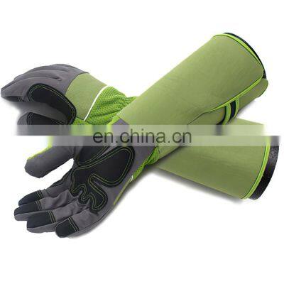 Custom Long Gardening Gloves For Women Men Thorn Proof Logo Garden Gloves photo-2