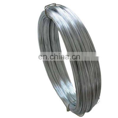 High zinc coating and high tensile strength galvanized smooth steel oval wire