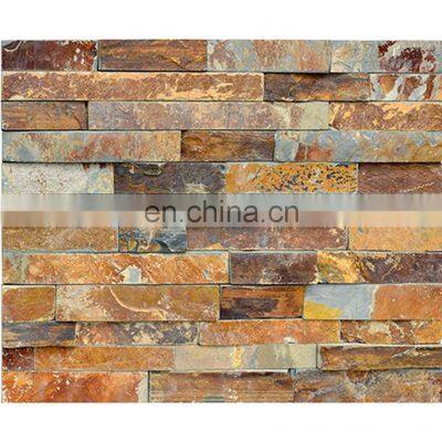 bali outdoor stone exterior gold face wall cladding decor panel stacking cladding natural panels stone slate wall