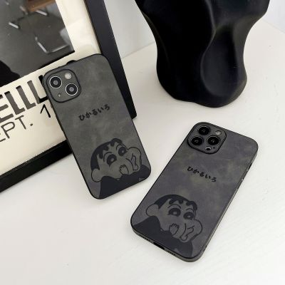 Thermal Stranger Things Cartoon Crayon Small New Voltage Leather Cute Mobile Phone Case For Apple For Iphone 8P X 11 13 14Promax