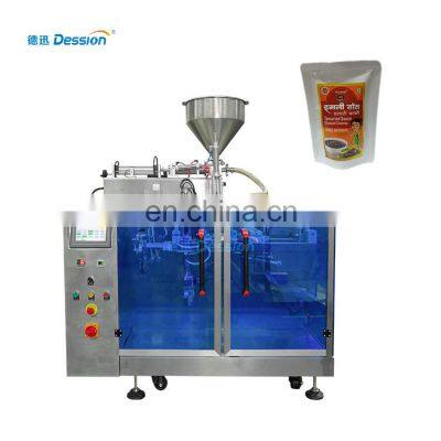 Automatic Liquid Pump Measuring Stand up Spout Pouch Filling Machine