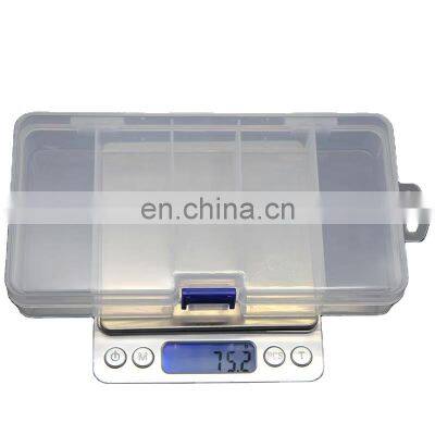 Double Face Fishing Bait Tackle Storage Lure Box Hard Plastic Fishing Accessories Tool Box photo-3