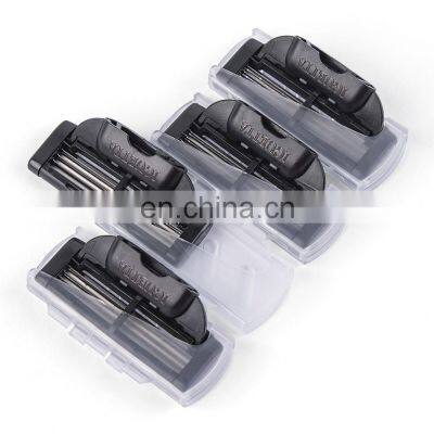 4 Cartridges Shaving Blade For Men Blister Card Packaging Customized Lable Men Replace Razor Blade Germany Blade Sharp GF-0281 photo-3