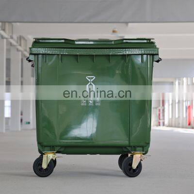 industrial dustbin mobile recycle 1100l plastic waste bins large 1100 liter garbage bin