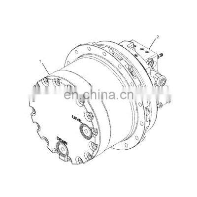 352-8148 311D 314D Excavator Parts Final Drive Gear Box 312D2 Travel Gearbox For Caterpillar