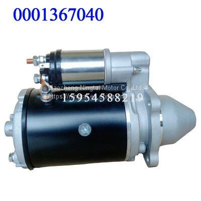 Bosch 0001367040 12В стартерный двигатель Gmc Fabricators Стартерный двигатель 12В 10-зубчатый Стартерный двигатель