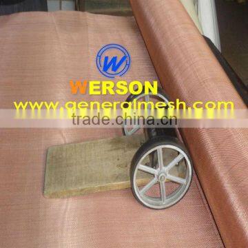 General Mesh ,170 mesh electromagnetic interference shielding copper wire mesh