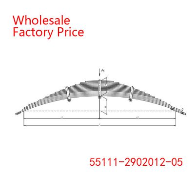 55111-2902012-05  Leaf Spring Wholesale For KAMAZ