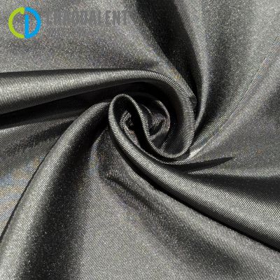 Eco-friendly GRS 90GSM Woven Twill 250T 100%RPET Recycled Polyester fabric for Coat & Suit LiningBag Lining