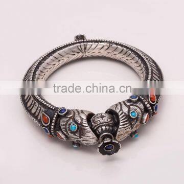 925 SOLID STERLING FINE SILVER OLD & ANTIQUE SILVER SANAKE BANGLES