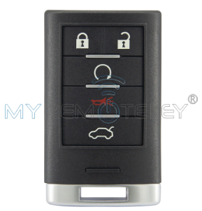 FCC M3N5WY7777A smart key 5 button 315Mhz ID46-PCF7952 chip for Cadillac CTS STS 2008-2013 PN 25943676/25943677