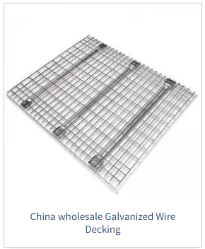 Factory Manufacture Step Style Wire Deck-Inverted Channel for Warehouse Storage