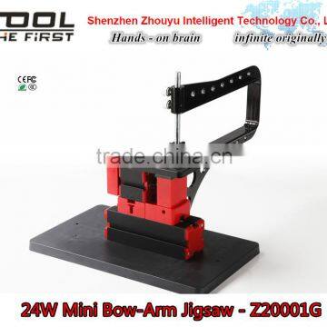 Mini Bow-Arm Jigsaw cutting machine Z20001G for DIY hobby ,board puzzle cutting