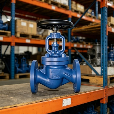 Прямые поставки от завода. Глобковый кран с сильфонным уплотнением для судовых применений по стандарту CB/T 3945 с MTR