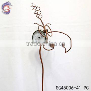 metal garden decoration birds stake