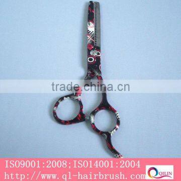 professional Flower printed salon hair styling scissor