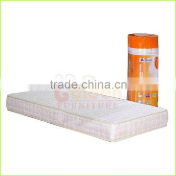 modern memory foam single roll up mattress PVC bag packing