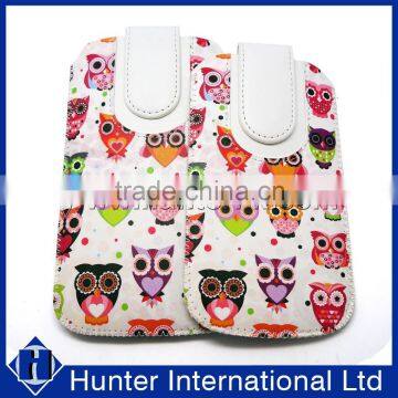 Genuine Flap Printed Slide in Bag For Note2 N7100 photo-2