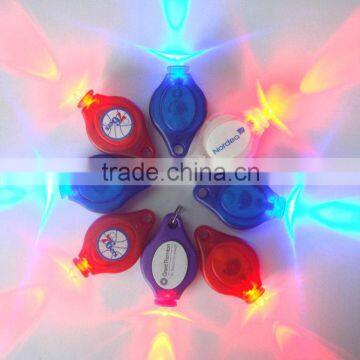 Promoiton Acrylic LED Light Keychain, led bike light , wholesales led flashlight