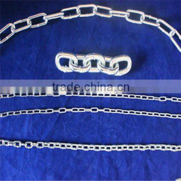 high quality galvanized chain ordinary mild steel long link chain