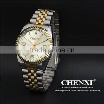 Quartz Men Watch Big Wrist Western Men's Watch Mixed Order Free Packing Sample Available Stainless Steel Quartz Watch Rose Gold photo-3