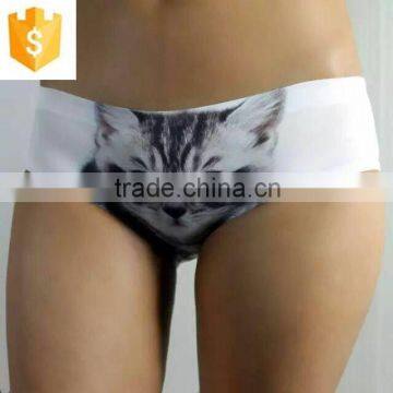 Ladies Underpants Women's Boxes 3D Print Panty Laser Cut Panty New Design photo-4