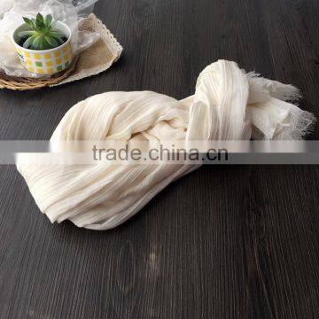 90CMX210CM Large Long Size Cotton Linen Plain Pashmina Shawl photo-6