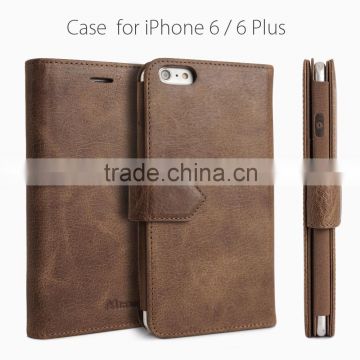 New coming fashionable luxury wallet leather case for iphone 6s