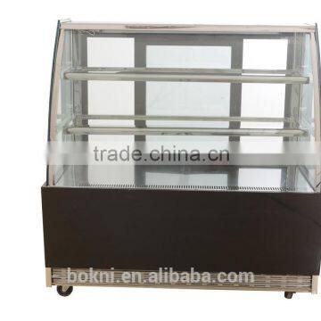 Luxurious style curved refrigeration cake cabinet BKN-D3-1500