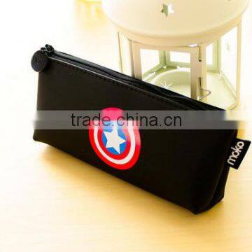 Osini Design DIY Silicon Rubber Products Silicon Pencil Case With Zipper Logo Printed Candy Color Silicon Pen Case for Kids photo-2