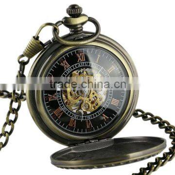 New Mens Elegance Pocket Watch Antique Quartz Pocket Watch in Bulk WP126