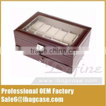 Multifunction Duble Layer Watch Box Jewelry Storage Box photo-6
