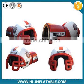 Fantasty Inflatable Football Helmet Tunnel/Inflatable football helmet tunnel /inflatable football tunnel tent