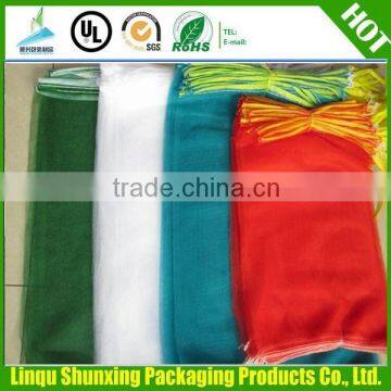 onion mesh bag / mesh bag for potato / drawstring mesh bag